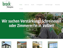 Tablet Screenshot of brack-wintergarten.de